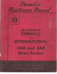 International 460,560,660 Series Tractors Operator's Manual - Picture 1 of 1