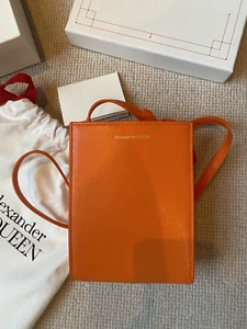 Alexander McQueen, orange across body bag, brand new in great condition. - Picture 1 of 4