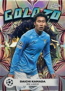 Daichi Kamada 2023-24 Topps Chrome UEFA CC #GL-13 SS Lazio Golazo - Picture 1 of 2