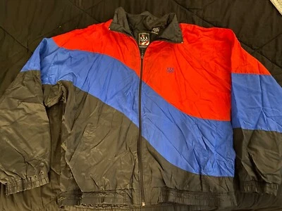 VINTAGE JcPenny USA OLYMPICS BLUE JACKET LARGE - Image 1 of 4