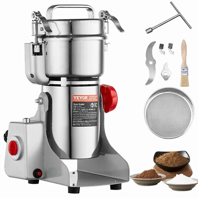 VEVOR 300g Commercial Spice Grinder Electric Grain Mill Grinder High Speed — 第 1/4 张图片