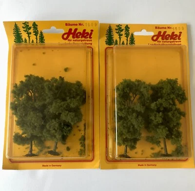 Árboles Heki vintage, escala N, HO. #1609🌳🌳 Foto 1 de 2