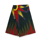 1Yard Vintage African Fabric Calico Batik Cloth Flower Quilt Clothing Sewing Diy