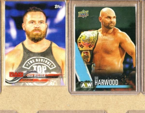 FTR-Wheeler-Harwood-AEW-2021 Upper Deck+WWE 2018 Card-All Elite Wrestling-NM - Picture 1 of 1