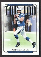 2018 National Treasures Football Top 100 Collection #94 Andrew Luck 63/75