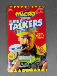 Vintage Galoob Macro Machines Dump Truck MOC Turbo Talkers 1990 - Picture 1 of 12