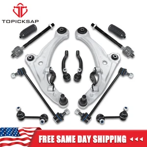 12pcs Suspension Control Arms Tie Rod End Sway Bar Kit For Nissan Altima 2007-13 - Picture 1 of 13