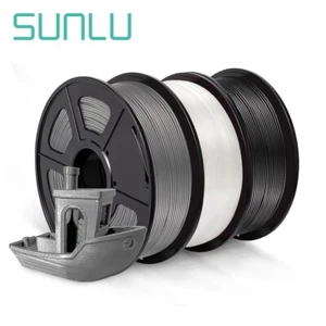 SUNLU 1,75MM PLA PETG SILK ABS filament 3D z pakowaniem próżniowym 3 rolki/zestaw - Zdjęcie 1 z 90