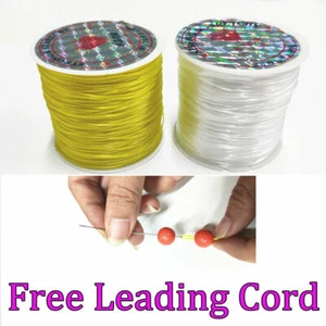 Elastic Stretchy Beading Thread Cord Bracelet String For Jewelry Making 4 Rolls - Picture 1 of 7