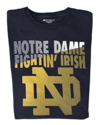 Camiseta Notre Dame University Fightin' Irish Champion Azul Juvenil Talla XL (14-16) Foto 1 de 4