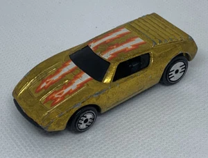 Vintage 1969 Hot Wheels Ultra Hots Redliner Gold Car - Hong Kong Base HW - Picture 1 of 4
