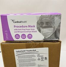 Cardinal  ASTM level 3 Fluid resistant Mask, Anti Fog -  Case of 100
