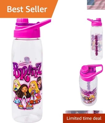 Bratz 28oz Tritan Water Bottle with Secure Screw-On Lid for Stylish Hydration - Image 1 of 4