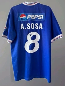 Cruz Azul La Maquina Sosa #8 Fila Jersey Large - Picture 1 of 2