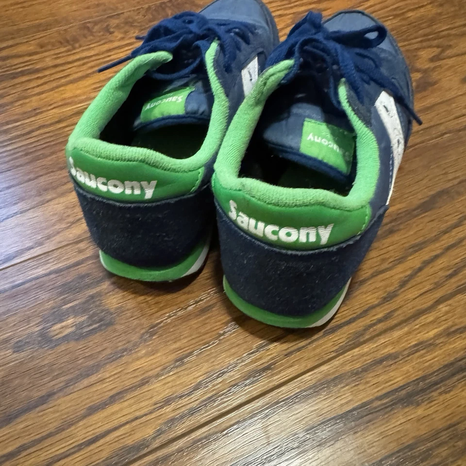 Saucony Jazz Original Sneaker in Blue & Green Colorway Size 3.5 SK266316 - Image 1 of 4