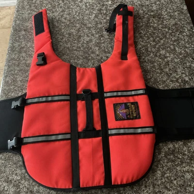 Outward Hound Pet Gear Vest Orange Doggie Life Jacket Flotation Device - Image 1 of 4