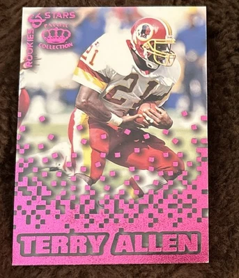 Terry Allen 1995 Pacific Triple Folders #RS-35     Rookies and Stars Raspberry - Image 1 of 2
