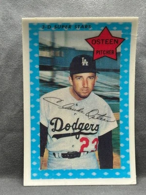 Xógrafo Kellogg's 1971 3-D Super Stars Claude Osteen - RARO sin tarjeta # Foto 1 de 4