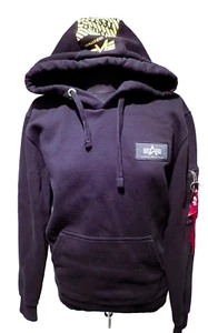 ❤️ALPHA INDUSTRIES Herren* Hoodie* Kapuzenpullover Sweatshirt schwarz Gr.S - Bild 1 von 8