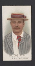 WILLS - CRICKETERS, 1896 - SUGG F H, LANCASHIRE