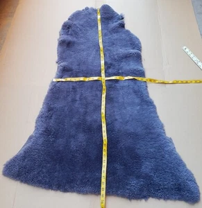 SHEEPSKIN PELT--Blue grey color - Picture 1 of 2