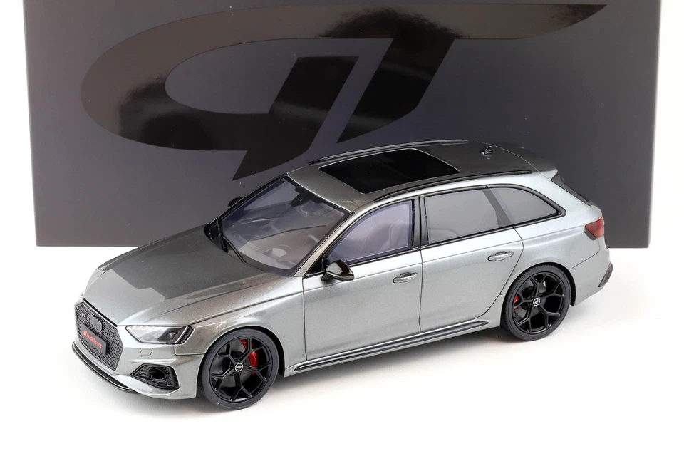 GT-Spirit 1/18 Audi A4 RS4 Avant Sw Station Wagon 2020 Daytona Grey GT456