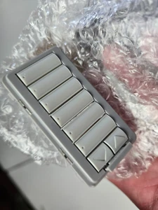 Lutron Radio RA2 RKD-W6BRL-GRY-E 6-Button Raise Lower Replacement Keypad GRAY - Picture 1 of 3