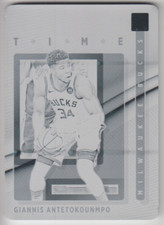 2023 Panini 2021-22 Donruss Giannis Antetokounmpo Crunch Time Black Plate 1/1