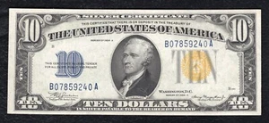 FR 2309 1934-A $10 TEN DOLLARS “NORTH AFRICA” SILVER CERTIFICATE GEM UNC - Picture 1 of 2