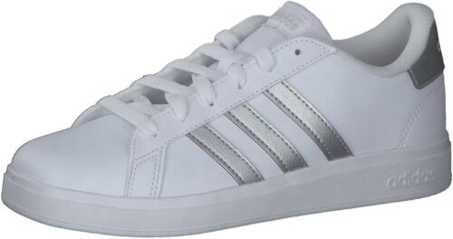 Scarpe donna Adidas grand court 2.0 k Sneakers in Ecopelle Bianco 36