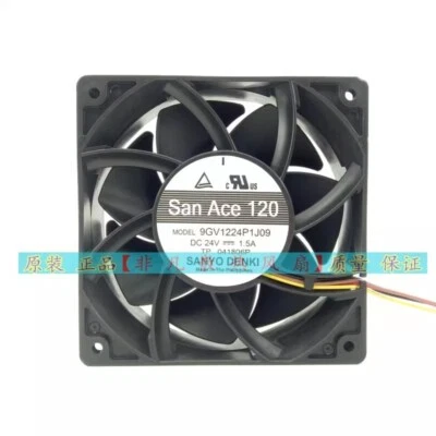 SAN ACE120 9GV1224P1J09 DC24V 1.5A 4Pin Cooling Fan - Image 1 of 4