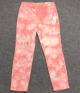 Soft Surroundings Ankle Jean Size 10 Ultimate Denim Tie Dye High Rise Skinny NEW - Picture 1 of 15