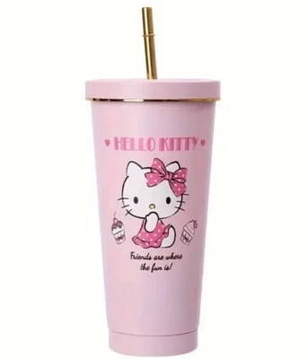 🔥Hello Kitty Insulated Water Bottle Cute Water Cup Large Capacity BNIB🔥 - Image 1 of 2
