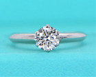 $9,150 Tiffany & Co Platinum GIA 0.70ct G VS2 Diamond Engagement Ring Band Sz 5