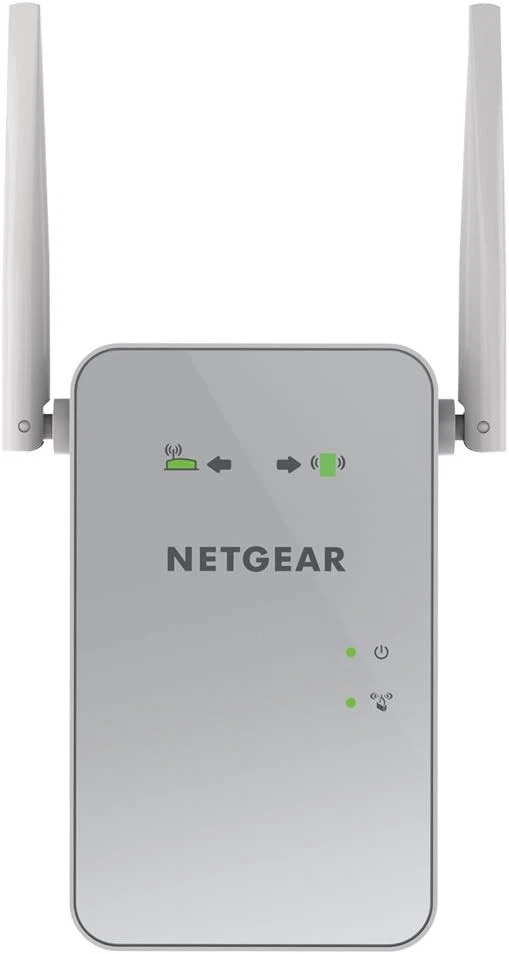 NETGEAR AC1200 Dual Band Wi-Fi Mesh Range Extender, White | EX6150-100NAS - Image 1 of 4