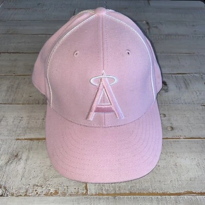 RARE Anahiem Angels Pink Hat American Needle Cooperstown Collection 7 1/2 - Image 1 of 4