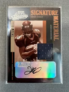 2004 Playoff Absolute Memorabilia Signature Materials Tatum Bell Rookie /300 RC - Picture 1 of 3