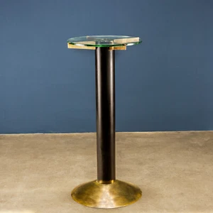 Vintage Ausstellungssäule aus Messing Kristall Design der 50er Jahre - Bild 1 von 1