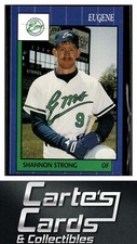 Shannon Strong 1990 Grand Slam Eugene Emeralds #30  Kansas City Royals