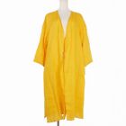 Nagonstans Linen Shirt Dress Cardigan 38 Yellow 470Bs330-5540 Women's