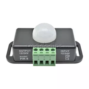 Automatic DC 12V-24V 8A Infrared PIR Motion Sensor Switch For LED light Best - Picture 1 of 7