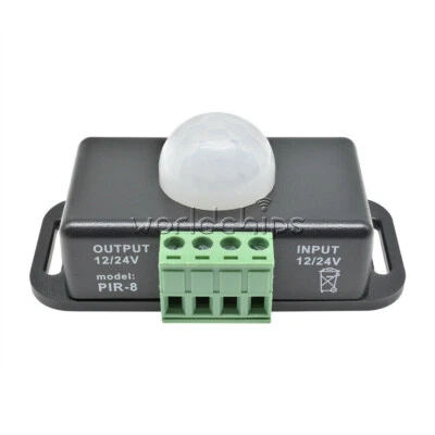 Automatic DC 12V-24V 8A Infrared PIR Motion Sensor Switch For LED light Best - Image 1 of 4
