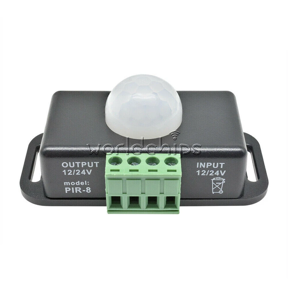 Automatic DC 12V-24V 8A Infrared PIR Motion Sensor Switch For LED light Best - Image 1 of 4
