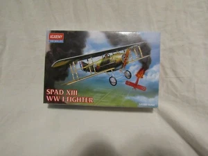 Academy Spad XIII Airplane Model Kit Diorama Display 1/72 1623 Free Shipping - Picture 1 of 3