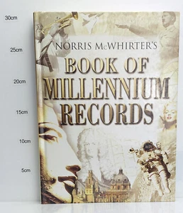 Book Of Millennium Records by Norris McWhirter - Large Hardcover Book GC - Picture 1 of 8