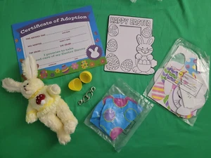 Hugfun 1999 Conejo de Pascua Peluche Animal Lote de 6 Artesanía Rompecabezas Divertido Regalo E - Imagen 1 de 13