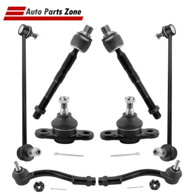 For Kia Rio/Rio5 2006 2007 2008 2009 2010 2011 8Pcs Front Sway Bar End Tie Rod - Image 1 of 4