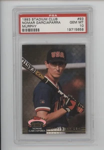 Nomar Garciaparra 1993 Stadium Club Murphy #93 RC Boston Red Sox PSA 10 GEM MINT - Picture 1 of 1