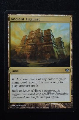 Magic The Gathering MTG ANCIENT ZIGGURAT Conflux LP Lightly Played - Image 1 of 2