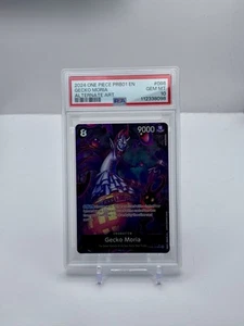 Gecko Moria OP06-086 2024 arte antiguo PRB-01 premium la mejor pieza CCG PSA 10 - Imagen 1 de 2